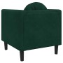 Sillón con cojín terciopelo verde oscuro en Sofás | Comprar online en Foru.es