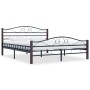Estructura de cama de metal negra 160x200 cm de vidaXL, Camas y somieres - Ref: Foro24-285294, Precio: 157,83 €, Descuento: %