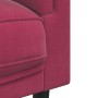 Sillón con cojín terciopelo rojo tinto en Sofás | Comprar online en Foru.es