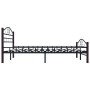 Estructura de cama de metal negra 160x200 cm de vidaXL, Camas y somieres - Ref: Foro24-285294, Precio: 157,83 €, Descuento: %