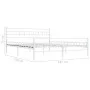 Estructura de cama de metal blanca 180x200 cm de vidaXL, Camas y somieres - Ref: Foro24-285300, Precio: 133,74 €, Descuento: %