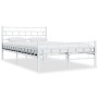 Estructura de cama de metal blanco 120x200 cm de vidaXL, Camas y somieres - Ref: Foro24-285297, Precio: 94,78 €, Descuento: %