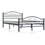 Estructura de cama de acero negra 120x200 cm de vidaXL, Camas y somieres - Ref: Foro24-285287, Precio: 145,05 €, Descuento: %