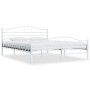 Estructura de cama de metal blanca 180x200 cm de vidaXL, Camas y somieres - Ref: Foro24-285305, Precio: 147,74 €, Descuento: %