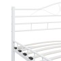 Estructura de cama de metal blanca 180x200 cm de vidaXL, Camas y somieres - Ref: Foro24-285305, Precio: 147,74 €, Descuento: %