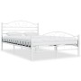 Estructura de cama metal blanco 120x200 cm de vidaXL, Camas y somieres - Ref: Foro24-285302, Precio: 137,64 €, Descuento: %