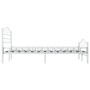 Estructura de cama metal blanco 120x200 cm de vidaXL, Camas y somieres - Ref: Foro24-285302, Precio: 137,64 €, Descuento: %