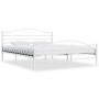 Estructura de cama de metal blanco 200x200 cm de vidaXL, Camas y somieres - Ref: Foro24-285306, Precio: 146,59 €, Descuento: %