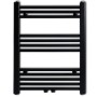 Radiador toallero de baño recto negro 600 x 764 mm de vidaXL, Radiadores - Ref: Foro24-141906, Precio: 84,02 €, Descuento: %