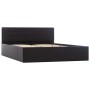 Cama canapé hidráulica cuero sintético negra 140x200 cm de vidaXL, Camas y somieres - Ref: Foro24-285513, Precio: 287,91 €, D...