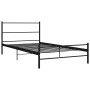Estructura de cama de metal negro 90x200 cm de vidaXL, Camas y somieres - Ref: Foro24-286496, Precio: 76,18 €, Descuento: %