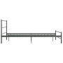 Estructura de cama de metal gris 160x200 cm de vidaXL, Camas y somieres - Ref: Foro24-286495, Precio: 107,90 €, Descuento: %