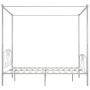 Estructura de cama con dosel metal blanco 180x200 cm de vidaXL, Camas y somieres - Ref: Foro24-284431, Precio: 179,21 €, Desc...