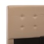 Cama canapé hidráulica cuero sintético capuchino 100x200 cm de vidaXL, Camas y somieres - Ref: Foro24-285529, Precio: 295,59 ...