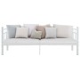 Estructura de cama de metal blanco 90x200 cm de vidaXL, Camas y somieres - Ref: Foro24-286136, Precio: 104,82 €, Descuento: %