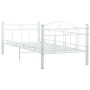 Estructura de cama de metal blanco 90x200 cm de vidaXL, Camas y somieres - Ref: Foro24-286136, Precio: 104,82 €, Descuento: %
