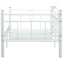 Estructura de cama de metal blanco 90x200 cm de vidaXL, Camas y somieres - Ref: Foro24-286136, Precio: 104,82 €, Descuento: %