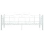 Estructura de cama de metal blanco 90x200 cm de vidaXL, Camas y somieres - Ref: Foro24-286136, Precio: 104,82 €, Descuento: %