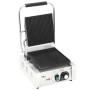 Grill parrilla estriada de acero inoxidable 1800 W 31x30,5x20cm de vidaXL, Planchas y parrillas eléctricas - Ref: Foro24-5074...