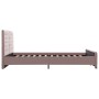 Estructura de cama de terciopelo rosa 160x200 cm de vidaXL, Camas y somieres - Ref: Foro24-286827, Precio: 357,47 €, Descuent...