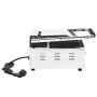 Grill parrilla estriada de acero inoxidable 1800 W 31x30,5x20cm de vidaXL, Planchas y parrillas eléctricas - Ref: Foro24-5074...