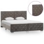 Estructura de cama de terciopelo gris 140x200 cm de vidaXL, Camas y somieres - Ref: Foro24-286832, Precio: 334,75 €, Descuent...