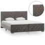 Estructura de cama de terciopelo gris 140x200 cm de vidaXL, Camas y somieres - Ref: Foro24-286832, Precio: 315,99 €, Descuent...