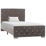 Estructura de cama de terciopelo gris 90x200 cm de vidaXL, Camas y somieres - Ref: Foro24-286829, Precio: 232,42 €, Descuento: %