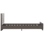 Estructura de cama de terciopelo gris 90x200 cm de vidaXL, Camas y somieres - Ref: Foro24-286829, Precio: 232,42 €, Descuento: %