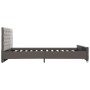 Estructura de cama de terciopelo gris 180x200 cm de vidaXL, Camas y somieres - Ref: Foro24-286834, Precio: 319,28 €, Descuent...