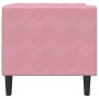 Sillón Chesterfield de terciopelo rosa en Sofás | Comprar online en Foru.es