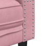 Sillón Chesterfield de terciopelo rosa en Sofás | Comprar online en Foru.es