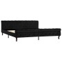 Estructura de cama de terciopelo negro 200x200 cm de vidaXL, Camas y somieres - Ref: Foro24-288556, Precio: 368,88 €, Descuen...