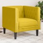 Sillón Chesterfield de terciopelo amarillo en Sofás | Comprar online en Foru.es