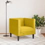Sillón Chesterfield de terciopelo amarillo en Sofás | Comprar online en Foru.es