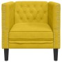 Sillón Chesterfield de terciopelo amarillo en Sofás | Comprar online en Foru.es