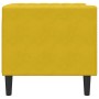 Sillón Chesterfield de terciopelo amarillo en Sofás | Comprar online en Foru.es