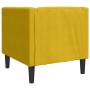 Sillón Chesterfield de terciopelo amarillo en Sofás | Comprar online en Foru.es