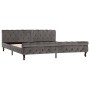Estructura de cama terciopelo gris 200x200 cm de vidaXL, Camas y somieres - Ref: Foro24-288563, Precio: 393,02 €, Descuento: %