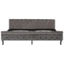 Estructura de cama terciopelo gris 200x200 cm de vidaXL, Camas y somieres - Ref: Foro24-288563, Precio: 393,02 €, Descuento: %