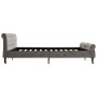 Estructura de cama terciopelo gris 200x200 cm de vidaXL, Camas y somieres - Ref: Foro24-288563, Precio: 393,02 €, Descuento: %