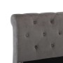 Estructura de cama terciopelo gris 200x200 cm de vidaXL, Camas y somieres - Ref: Foro24-288563, Precio: 393,02 €, Descuento: %