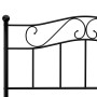 Estructura de cama de metal negro 140x200 cm de vidaXL, Camas y somieres - Ref: Foro24-284526, Precio: 136,92 €, Descuento: %