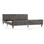 Estructura de cama terciopelo gris 200x200 cm de vidaXL, Camas y somieres - Ref: Foro24-288563, Precio: 393,02 €, Descuento: %