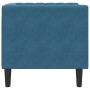 Sillón Chesterfield de terciopelo azul en Sofás | Comprar online en Foru.es