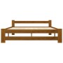 Estructura de cama madera maciza pino marrón miel 120x200 cm de vidaXL, Camas y somieres - Ref: Foro24-322007, Precio: 87,20 ...