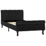 Estructura de cama de terciopelo negro 90x200 cm de vidaXL, Camas y somieres - Ref: Foro24-288550, Precio: 292,17 €, Descuent...