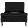 Estructura de cama de terciopelo negro 90x200 cm de vidaXL, Camas y somieres - Ref: Foro24-288550, Precio: 292,17 €, Descuent...