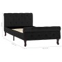 Estructura de cama de terciopelo negro 90x200 cm de vidaXL, Camas y somieres - Ref: Foro24-288550, Precio: 292,17 €, Descuent...