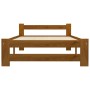 Estructura de cama madera maciza pino marrón miel 90x200 cm de vidaXL, Camas y somieres - Ref: Foro24-322005, Precio: 98,83 €...
